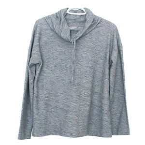 T by Talbots Lightweight Grey Pullover Top Sz Sm